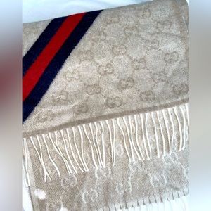 Men’s authentic wool scarf. Size 37X190cm made in Italy